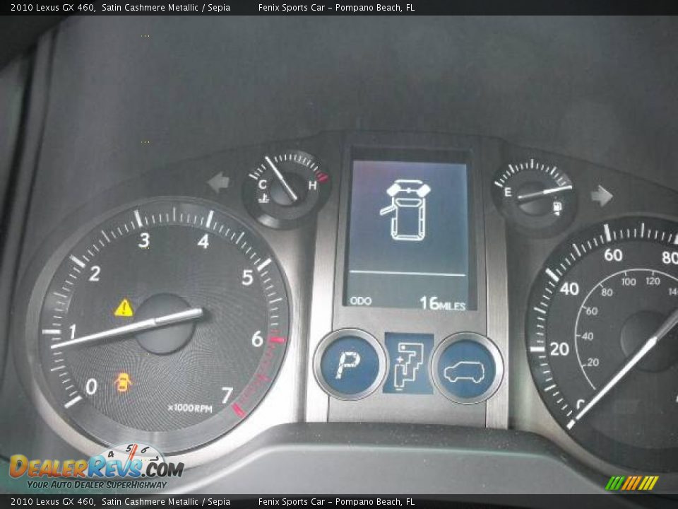 2010 Lexus GX 460 Satin Cashmere Metallic / Sepia Photo #19