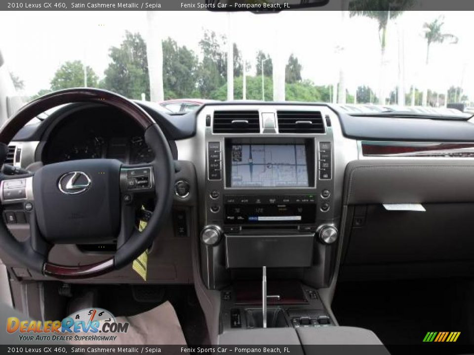 2010 Lexus GX 460 Satin Cashmere Metallic / Sepia Photo #22