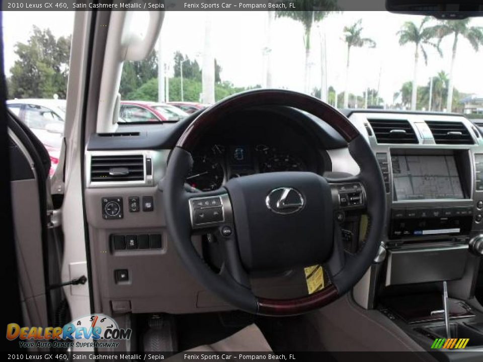 2010 Lexus GX 460 Satin Cashmere Metallic / Sepia Photo #23