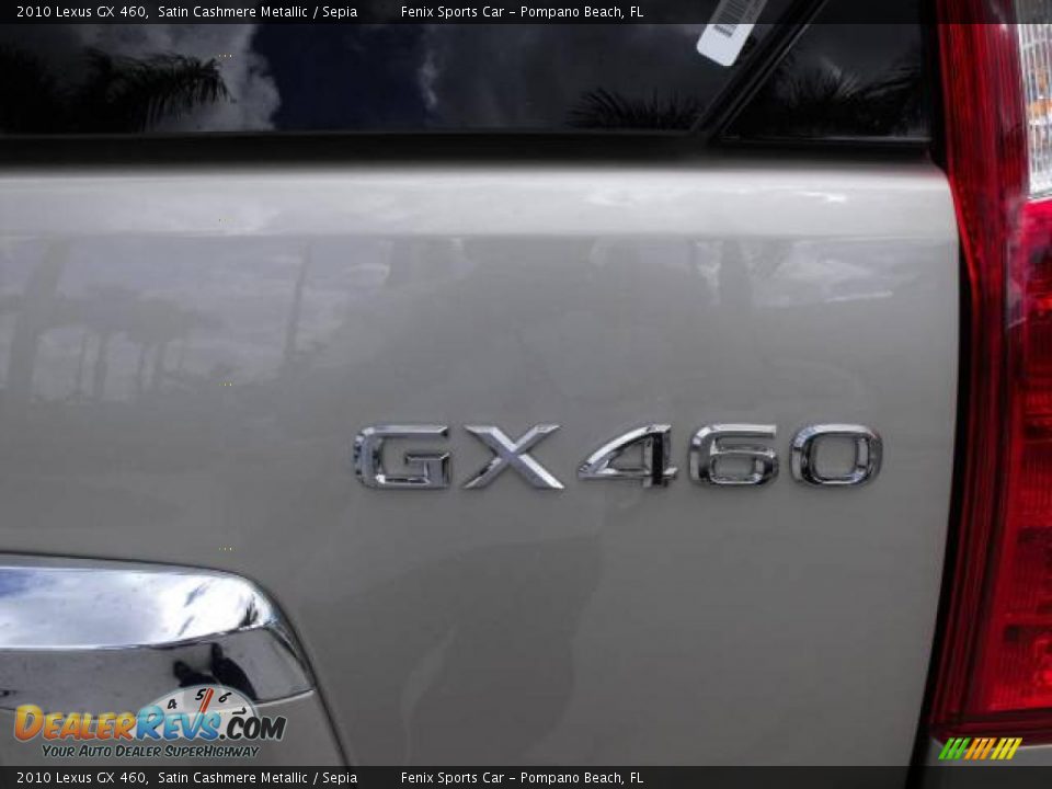 2010 Lexus GX 460 Satin Cashmere Metallic / Sepia Photo #24