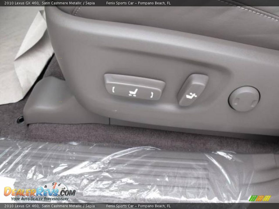2010 Lexus GX 460 Satin Cashmere Metallic / Sepia Photo #25