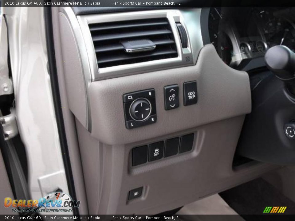 2010 Lexus GX 460 Satin Cashmere Metallic / Sepia Photo #26