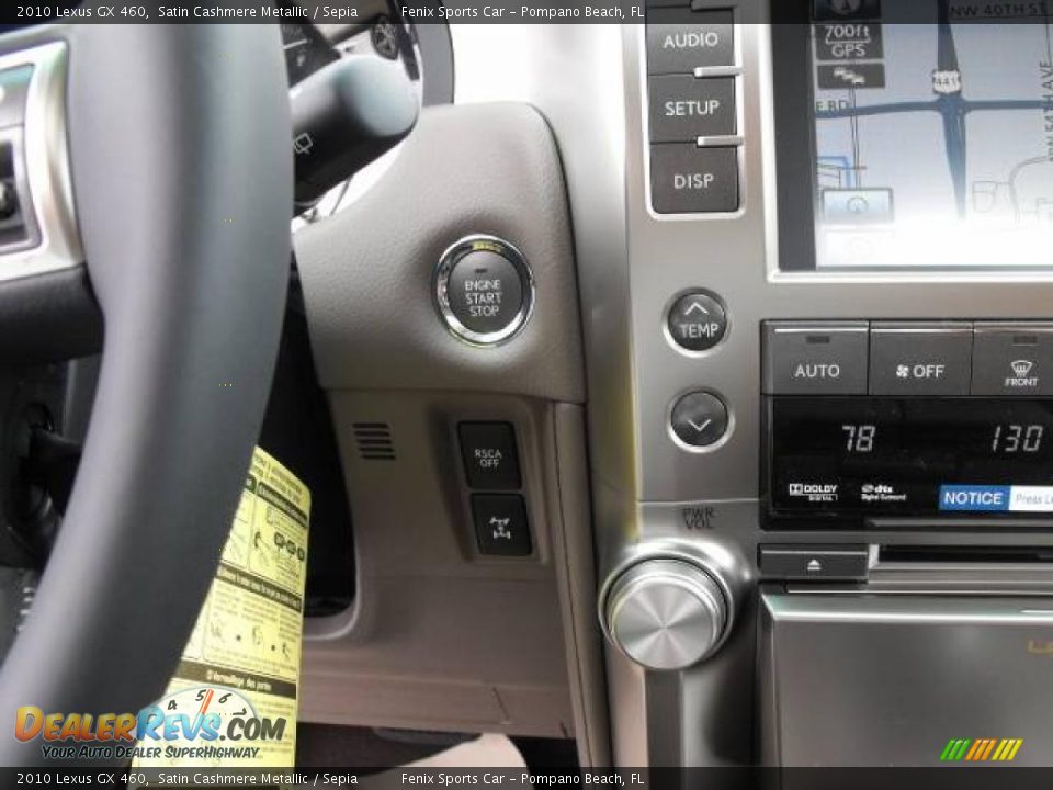 2010 Lexus GX 460 Satin Cashmere Metallic / Sepia Photo #27