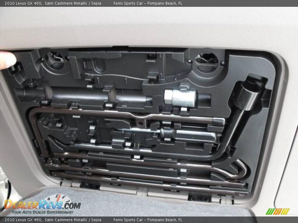 2010 Lexus GX 460 Satin Cashmere Metallic / Sepia Photo #35