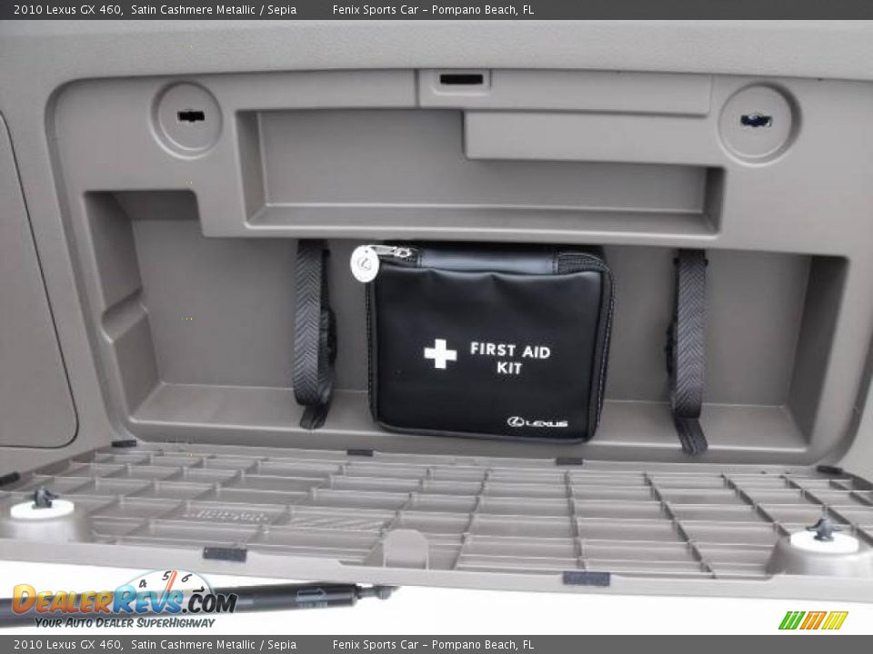 2010 Lexus GX 460 Satin Cashmere Metallic / Sepia Photo #36