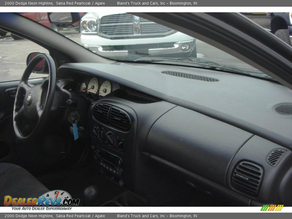 2000 Dodge Neon Highline Salsa Red Pearlcoat / Agate Photo #4