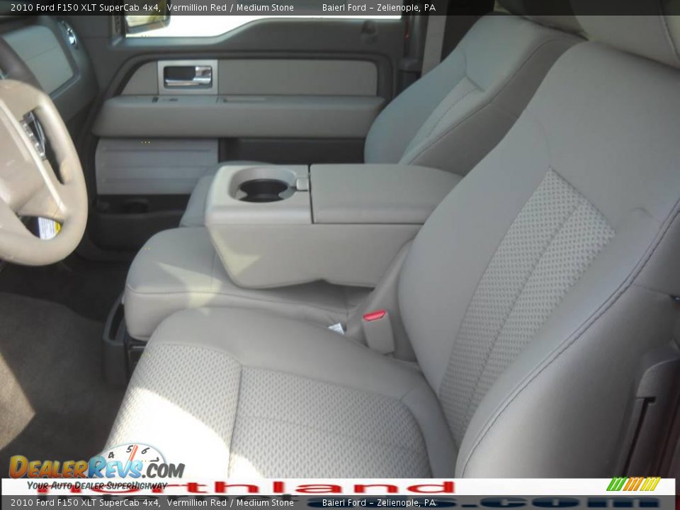 2010 Ford F150 XLT SuperCab 4x4 Vermillion Red / Medium Stone Photo #11