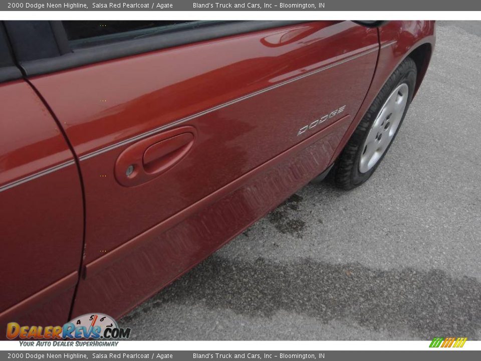 2000 Dodge Neon Highline Salsa Red Pearlcoat / Agate Photo #12