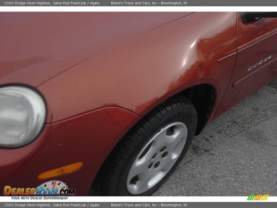 2000 Dodge Neon Highline Salsa Red Pearlcoat / Agate Photo #15