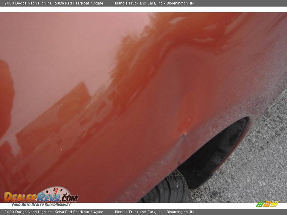 2000 Dodge Neon Highline Salsa Red Pearlcoat / Agate Photo #16