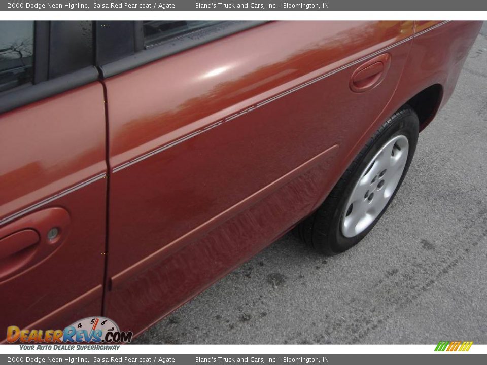 2000 Dodge Neon Highline Salsa Red Pearlcoat / Agate Photo #18