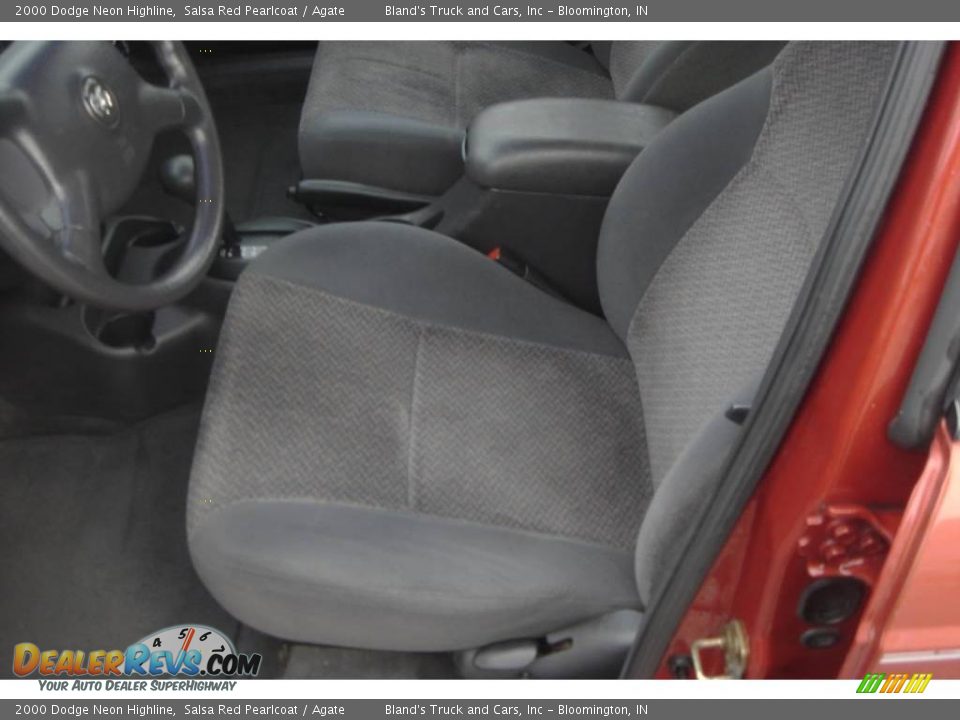 2000 Dodge Neon Highline Salsa Red Pearlcoat / Agate Photo #22