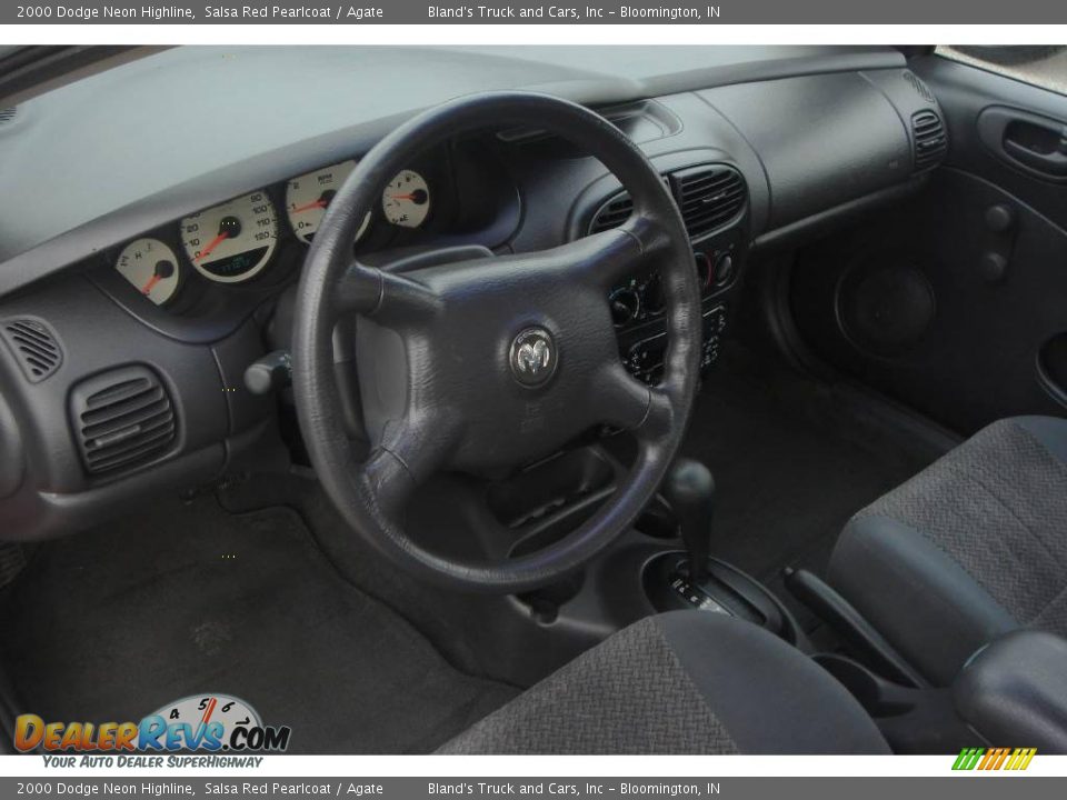 2000 Dodge Neon Highline Salsa Red Pearlcoat / Agate Photo #23