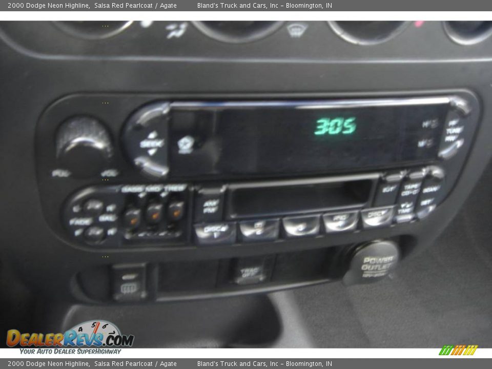 2000 Dodge Neon Highline Salsa Red Pearlcoat / Agate Photo #27