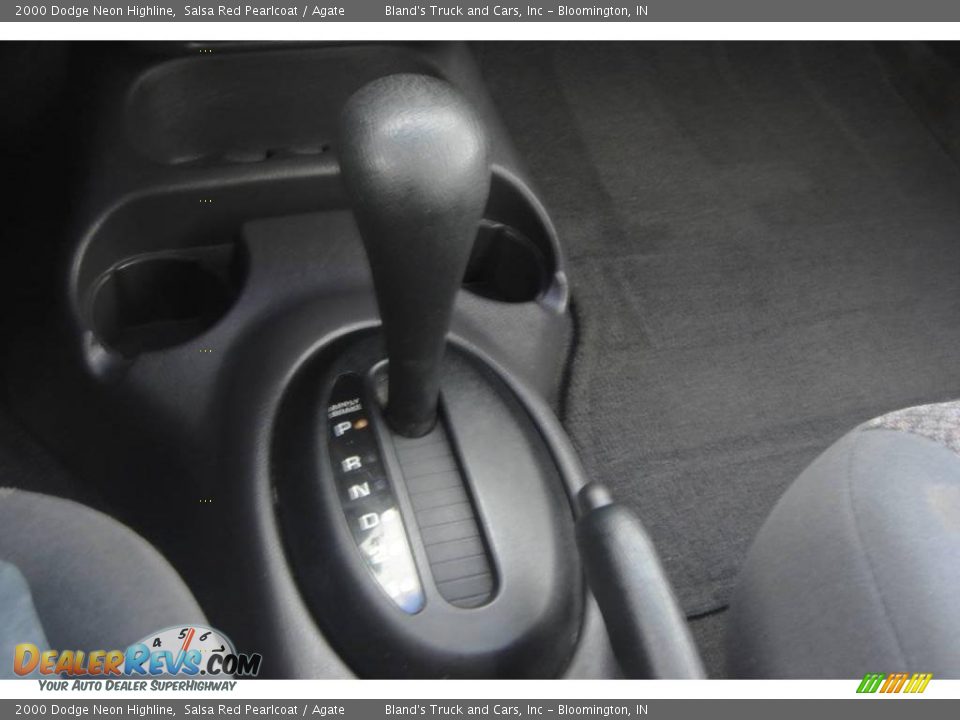 2000 Dodge Neon Highline Salsa Red Pearlcoat / Agate Photo #28