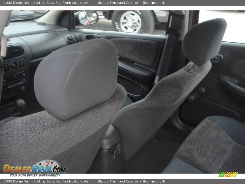 2000 Dodge Neon Highline Salsa Red Pearlcoat / Agate Photo #31