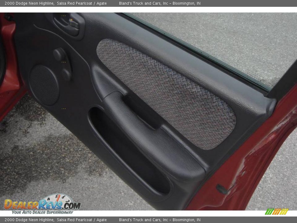 2000 Dodge Neon Highline Salsa Red Pearlcoat / Agate Photo #35