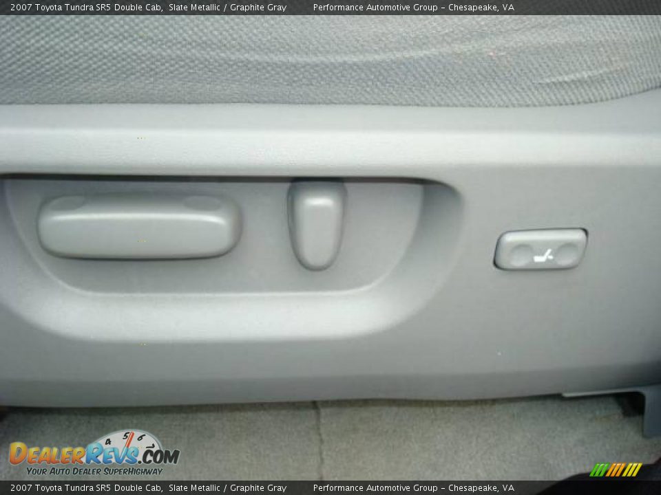 2007 Toyota Tundra SR5 Double Cab Slate Metallic / Graphite Gray Photo #17