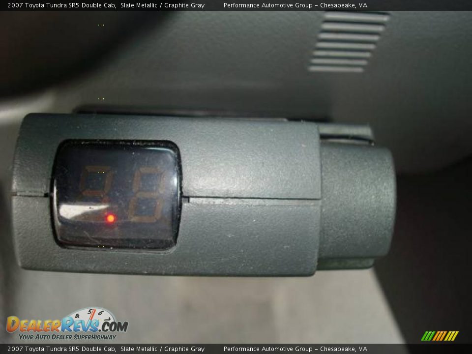 2007 Toyota Tundra SR5 Double Cab Slate Metallic / Graphite Gray Photo #18