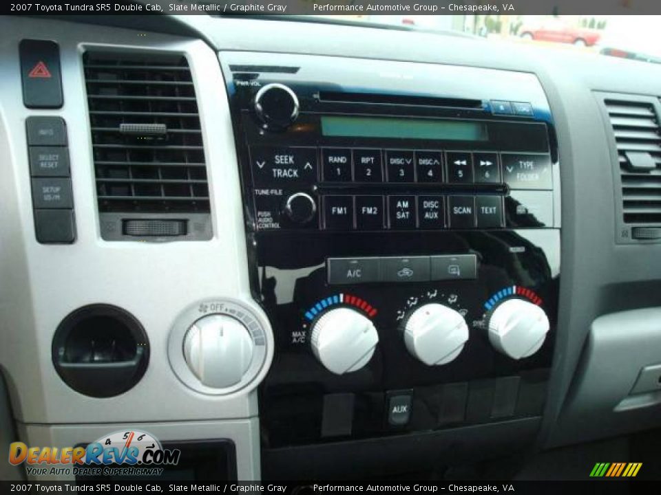 2007 Toyota Tundra SR5 Double Cab Slate Metallic / Graphite Gray Photo #19