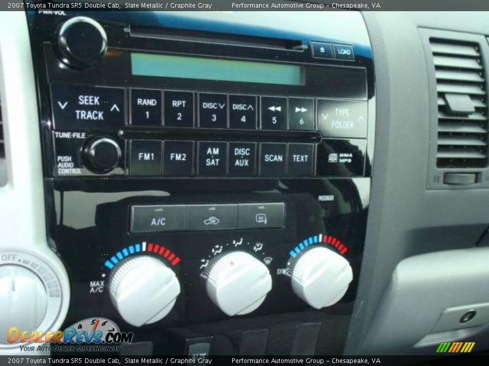 2007 Toyota Tundra SR5 Double Cab Slate Metallic / Graphite Gray Photo #20