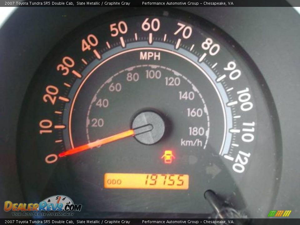 2007 Toyota Tundra SR5 Double Cab Slate Metallic / Graphite Gray Photo #22