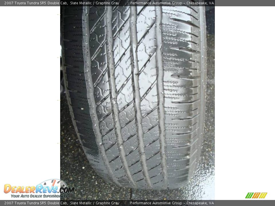2007 Toyota Tundra SR5 Double Cab Slate Metallic / Graphite Gray Photo #28