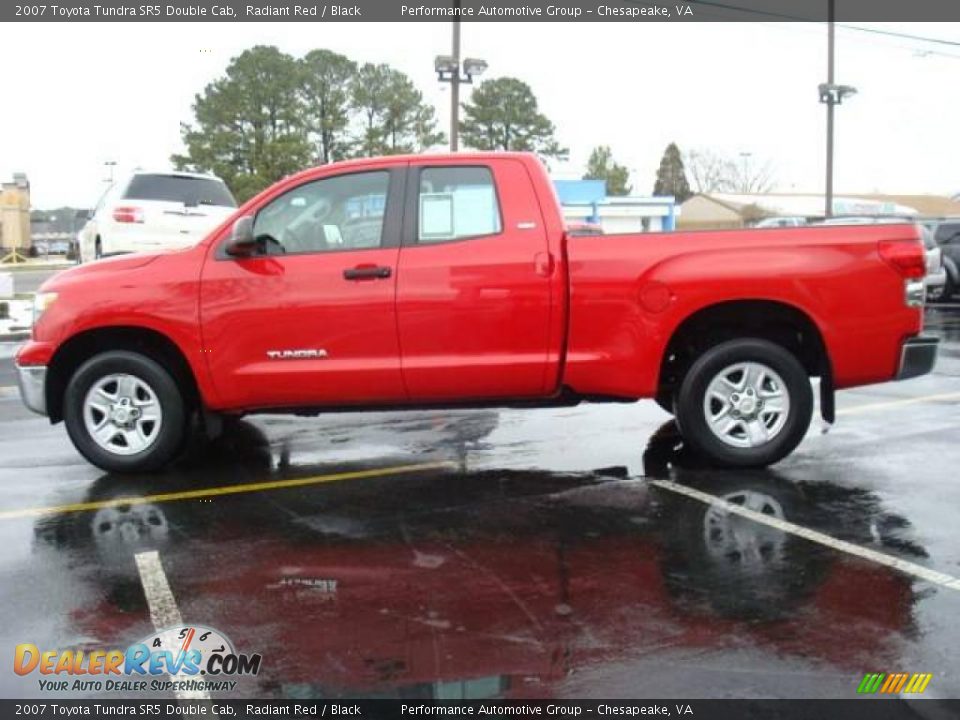 2007 Toyota Tundra SR5 Double Cab Radiant Red / Black Photo #3