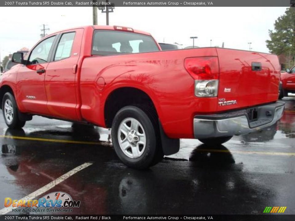 2007 Toyota Tundra SR5 Double Cab Radiant Red / Black Photo #4