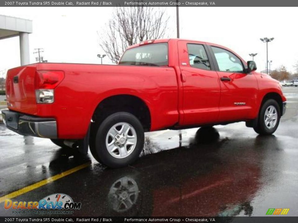2007 Toyota Tundra SR5 Double Cab Radiant Red / Black Photo #6