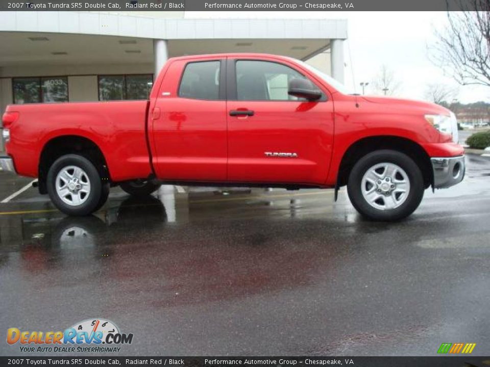 2007 Toyota Tundra SR5 Double Cab Radiant Red / Black Photo #7
