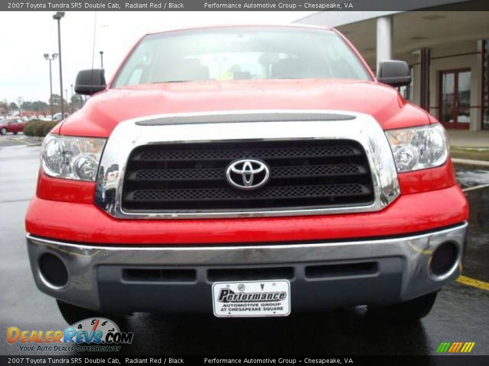 2007 Toyota Tundra SR5 Double Cab Radiant Red / Black Photo #9