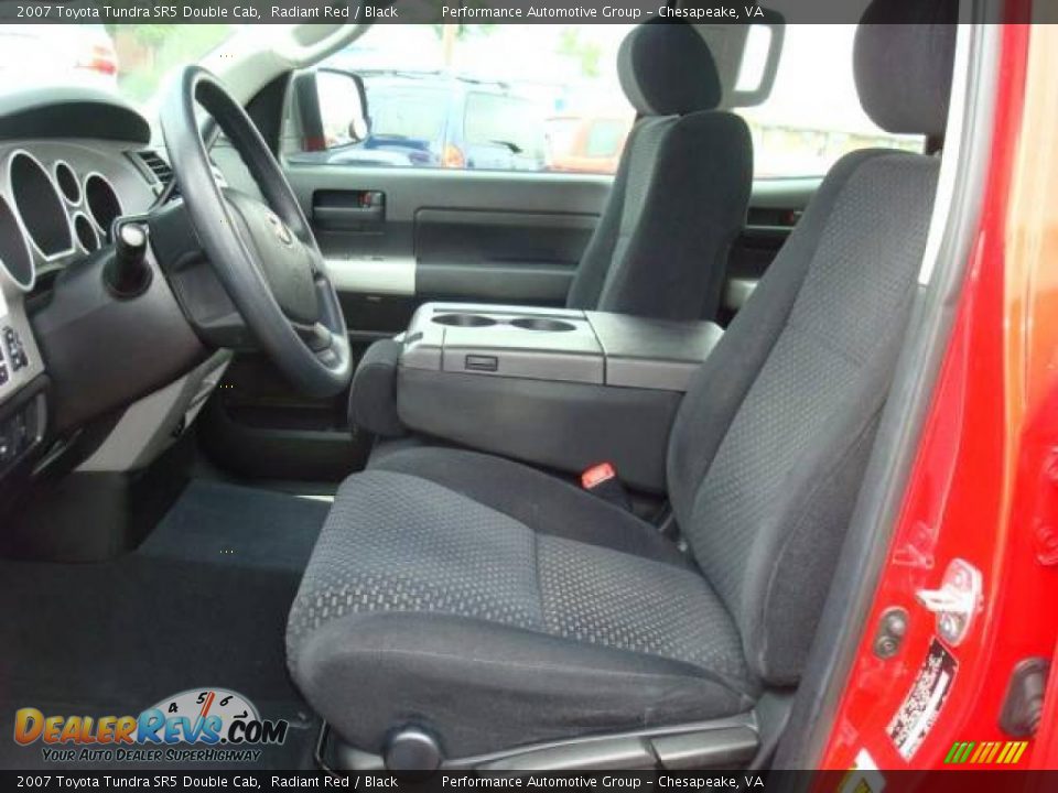 2007 Toyota Tundra SR5 Double Cab Radiant Red / Black Photo #10