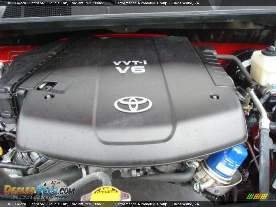 2007 Toyota Tundra SR5 Double Cab Radiant Red / Black Photo #25