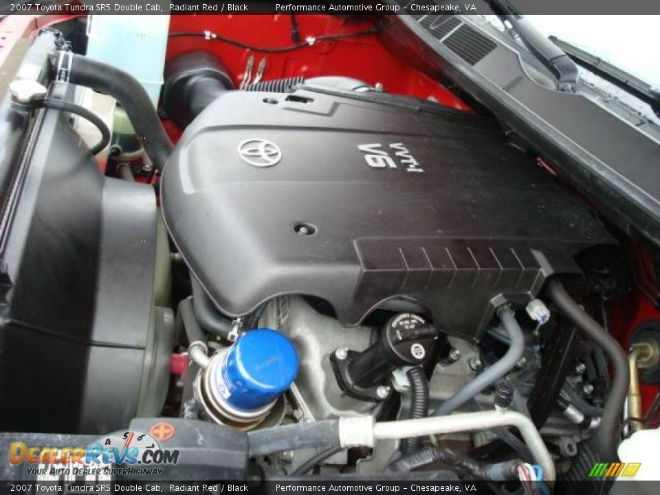 2007 Toyota Tundra SR5 Double Cab Radiant Red / Black Photo #26