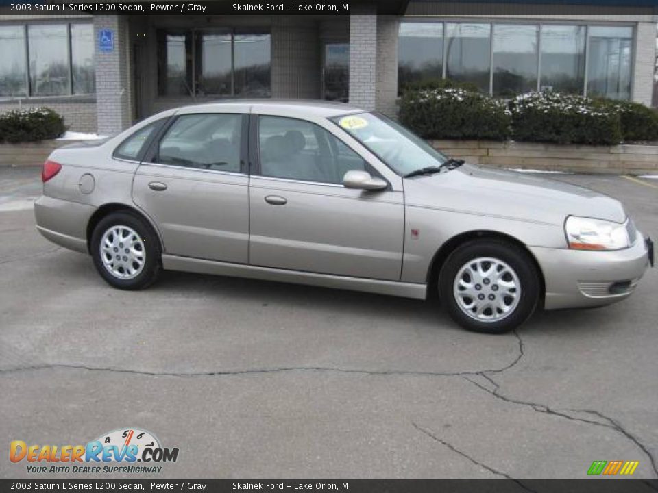 2003 Saturn L Series L200 Sedan Pewter / Gray Photo #1