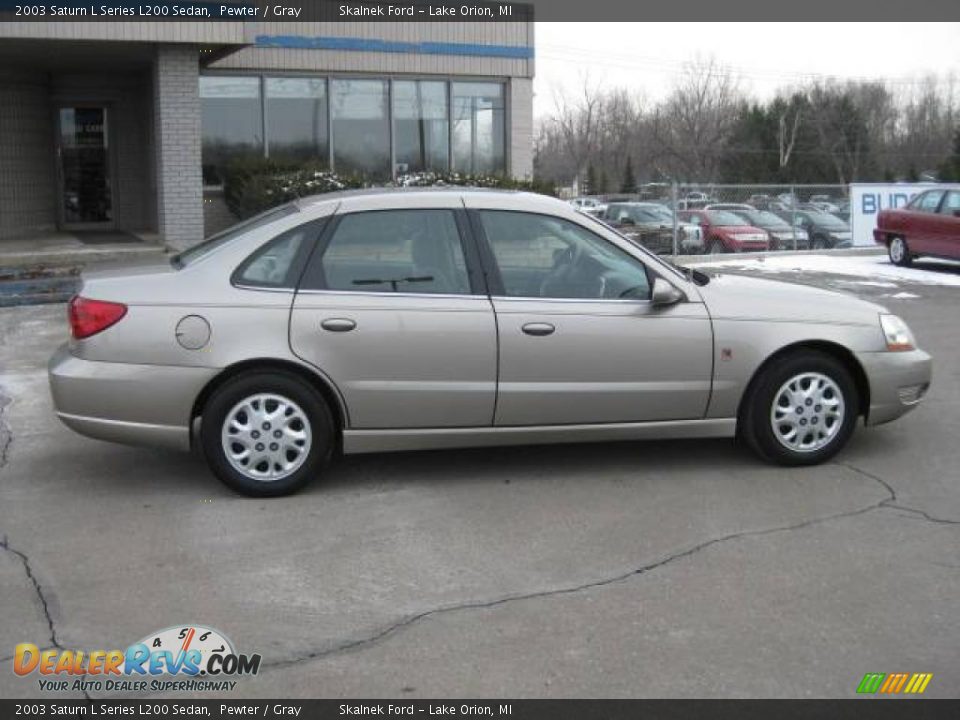 2003 Saturn L Series L200 Sedan Pewter / Gray Photo #2