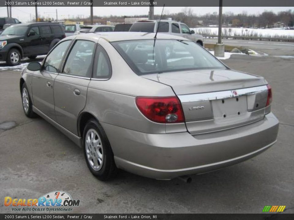 2003 Saturn L Series L200 Sedan Pewter / Gray Photo #6