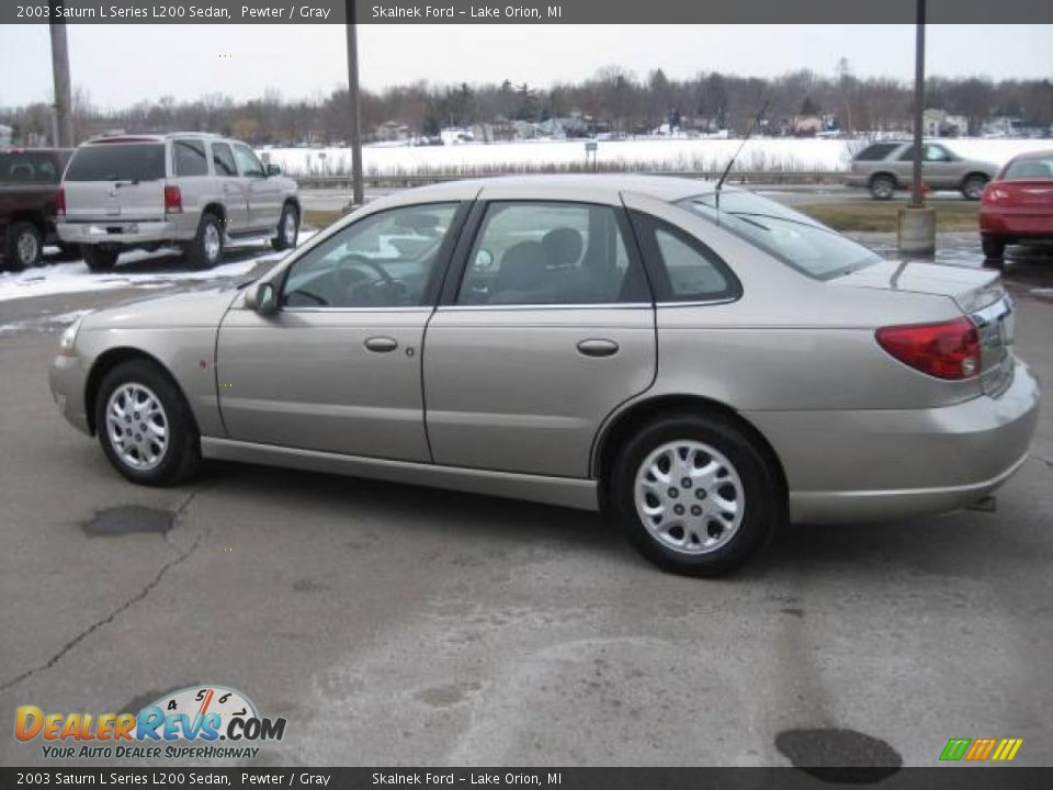 2003 Saturn L Series L200 Sedan Pewter / Gray Photo #7