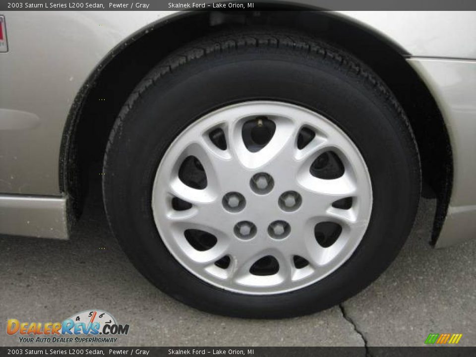 2003 Saturn L Series L200 Sedan Pewter / Gray Photo #14