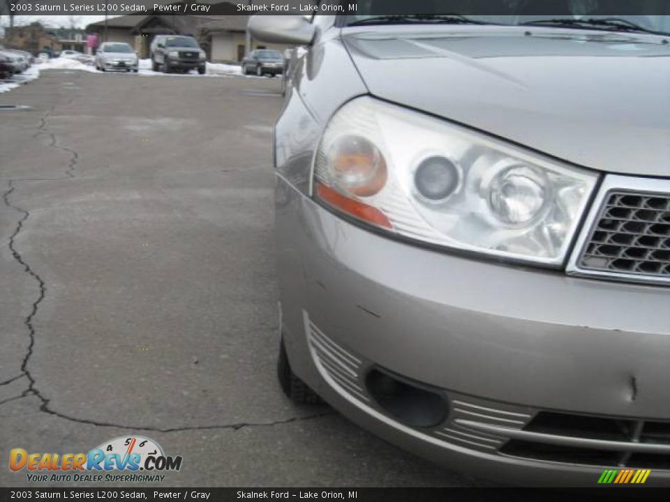 2003 Saturn L Series L200 Sedan Pewter / Gray Photo #15