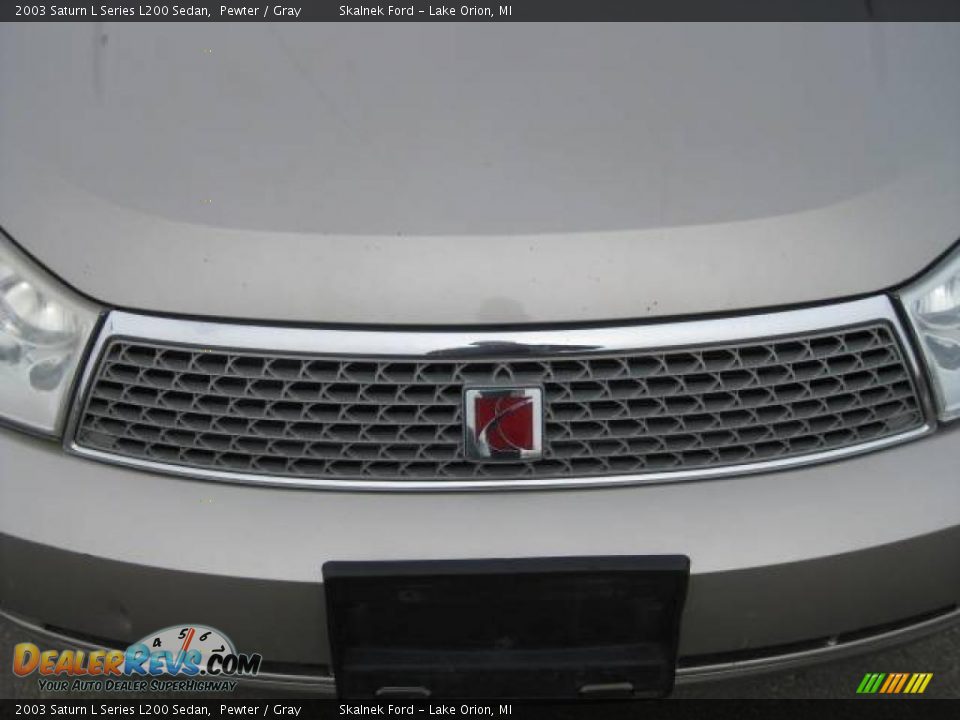 2003 Saturn L Series L200 Sedan Pewter / Gray Photo #16