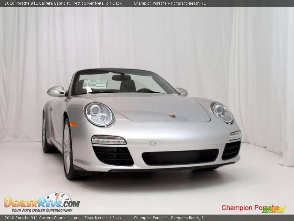 2010 Porsche 911 Carrera Cabriolet Arctic Silver Metallic / Black Photo #4