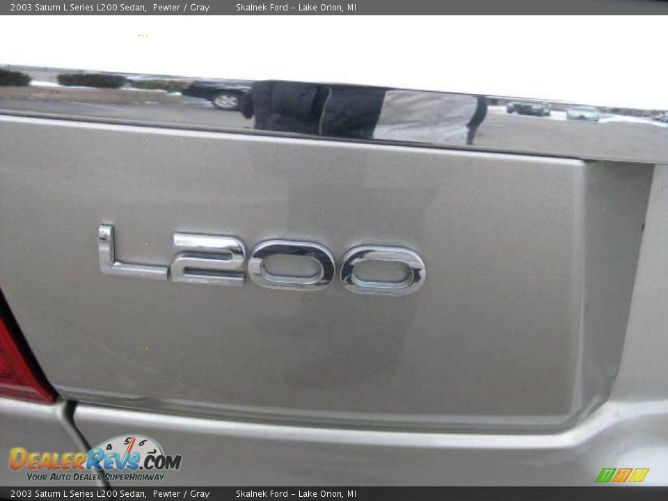 2003 Saturn L Series L200 Sedan Pewter / Gray Photo #19