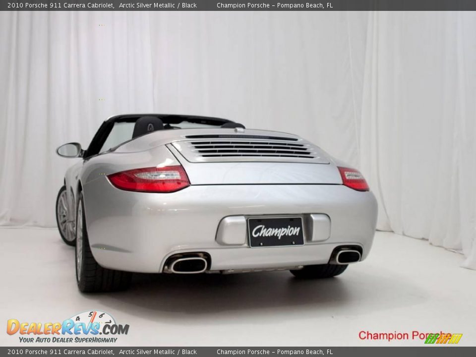 2010 Porsche 911 Carrera Cabriolet Arctic Silver Metallic / Black Photo #5