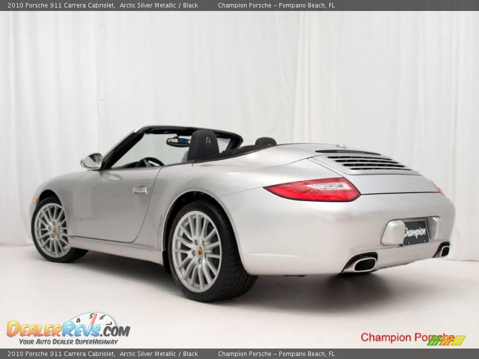 2010 Porsche 911 Carrera Cabriolet Arctic Silver Metallic / Black Photo #6