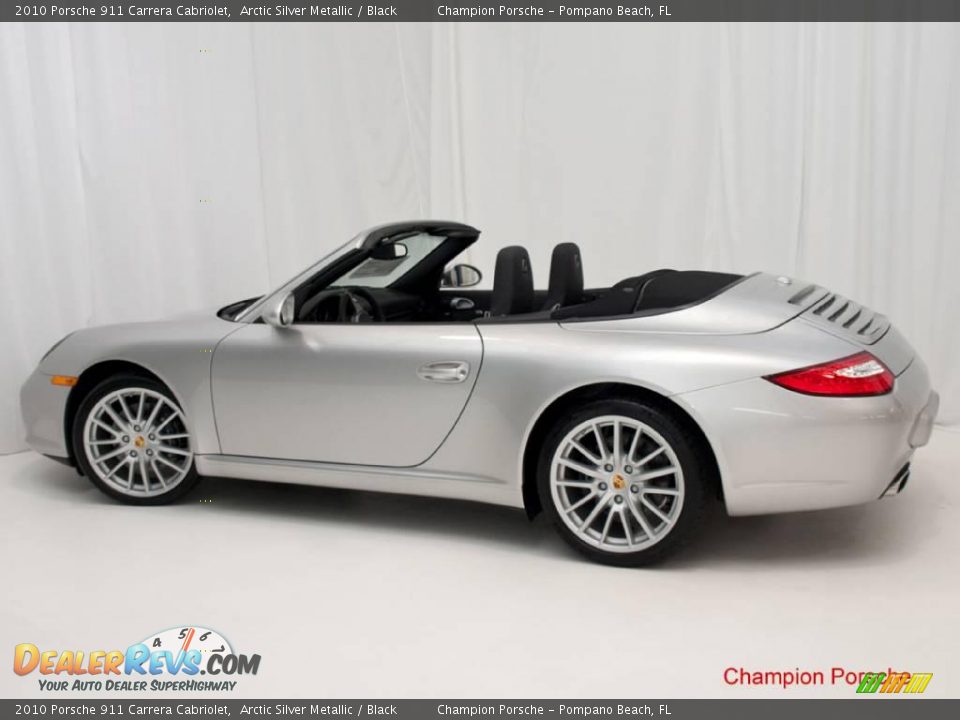 2010 Porsche 911 Carrera Cabriolet Arctic Silver Metallic / Black Photo #7