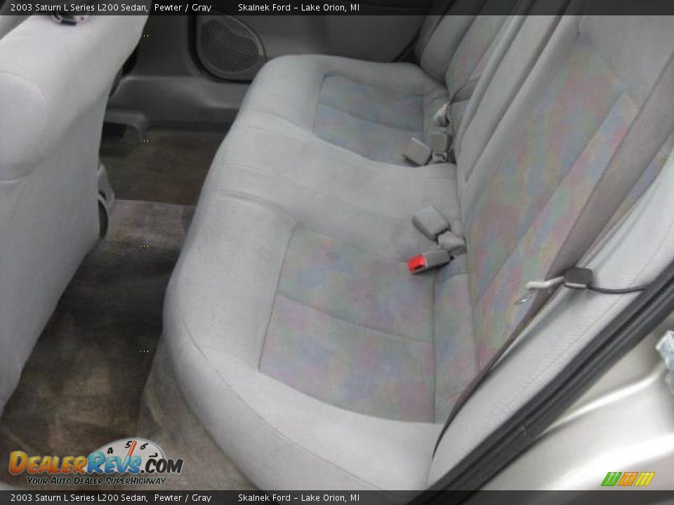 2003 Saturn L Series L200 Sedan Pewter / Gray Photo #22