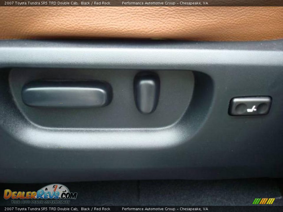 2007 Toyota Tundra SR5 TRD Double Cab Black / Red Rock Photo #20