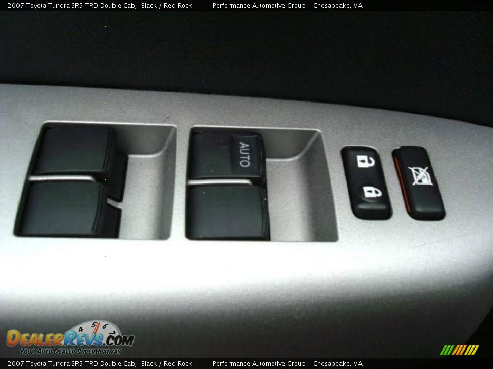 2007 Toyota Tundra SR5 TRD Double Cab Black / Red Rock Photo #22